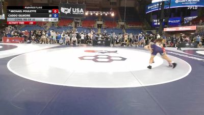138 lbs Cons. Rd Of 32 - Michael Poulette, MO vs Caddo Gilmore, AR