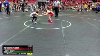 72 lbs Round 2 (4 Team) - Remington Wilson, Hoosier Havoc vs Logan Gerst, Xtreme Team