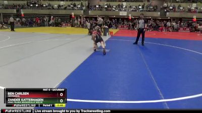 80 lbs Cons. Round 2 - Zander Katterhagen, Long Prairie Browerville Wolve vs Ben Carlsen, Centennial