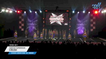 Famous Superstars - Crush [2025 L4 Senior Coed - D2 - Medium Day 1] 2025 JAMfest Cheer Super Nationals