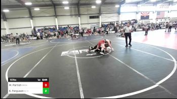 157 lbs Consi Of 16 #1 - Mitch Partish, Bronco WC vs Kodi Ferguson, AZ Heat