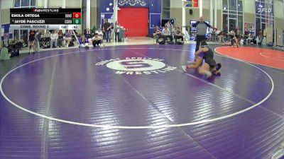 130 lbs Cons. Round 2 - Enola Ortega, Sunset vs Jayde Pascuzzi, Crook County