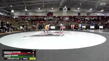 133 lbs Quarterfinal - Dawson Schmit, Upper Iowa vs Nicholas Cottone, Millersville
