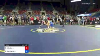 132 lbs Consi Of 128 #2 - Caleb Winston, Arkansas vs Reece Barnhardt, North Dakota
