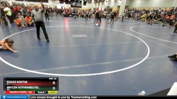 67 lbs Cons. Round 4 - Esaias Koethe, IA vs Brycen Kothenbeutel, MN