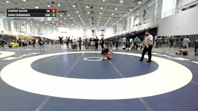 103 lbs Cons. Round 7 - Carter Soltis, Club Not Listed vs John Chernaski, Long Beach Gladiators Wrestling