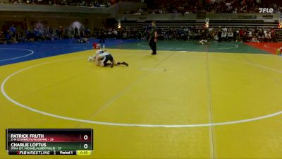115 lbs Placement (4 Team) - Charlie Loftus, STMA (St. Michael/Albertville) vs Patrick Fruth, Z-M (Zumbrota/Mazeppa)