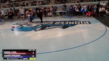 86 lbs Semifinal - Karter Marchant, Chugach Eagles Wrestling Club vs Ezekiel O`Neil, Anchorage Youth Wrestling Academy