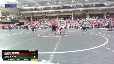 79 lbs Quarterfinal - Guilian Benitez, Garden City vs Trevor Bolt, Trailhands