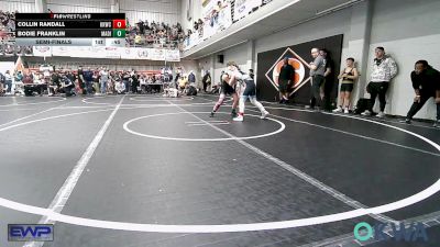 100 lbs Semifinal - Collin Randall, Keystone Kids Wrestling Club vs Bodie Franklin, Madill Takedown