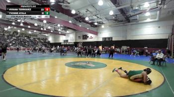 115 lbs 7th Place Match - Viviana Terriquez, Xavier Prep vs Yvonne Ayala, Notre Dame/Riv