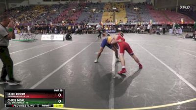 174 lbs Finals (2 Team) - Chris Neal, CSU Bakersfield vs Luke Odom, SIU Edwardsville