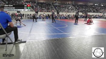 68 lbs Consi Of 16 #1 - Jimmy Ruth, Sapulpa Jr High vs Bostyn Bayer, Broken Arrow
