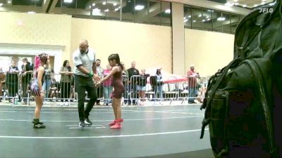 80 lbs Quarterfinal - Surina Saran, Dog Pound vs Venice Venom Quast, Threshold WC