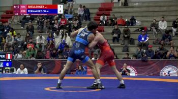 67 kg Jadon Skellenger, USA vs Marco Fernandez, PER