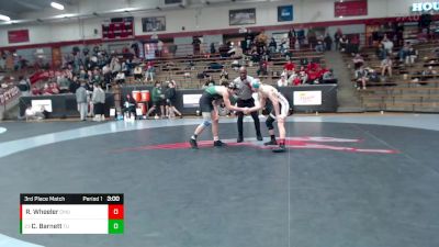 157 lbs 3rd Place Match - Casey Barnett, Tiffin vs Ryan Wheeler, Colorado Mesa