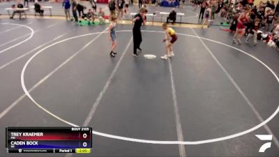 88 lbs Round 2 - Trey Kraemer, MN vs Caden Bock, WI