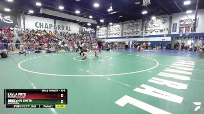 105 lbs Semifinal - Layla Frye, Murrieta Valley vs Brelynn Smith, Chaparral