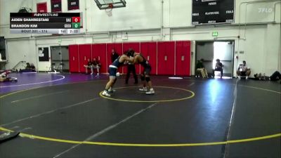 174 lbs Cons. Round 1 - Brandon Kim, Cerritos College vs Aiden Shahrestani, Santa Ana College