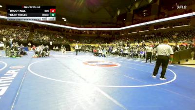 138 Class 4 lbs Champ. Round 1 - Brody Kell, North Point vs Kade Tholen, Rockhurst