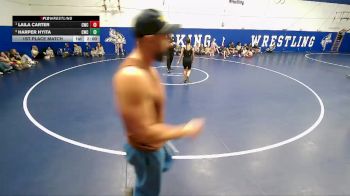 108 lbs 1st Place Match - Laila Carter, Cougars Wrestling Club vs Harper Hyita, Cougars Wrestling Club