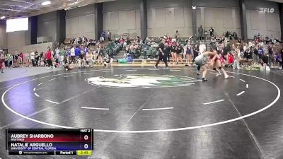 145 lbs Cons. Round 2 - Aubrey Sharbono, Hastings vs Natalie Arguello, University Of Central Florida