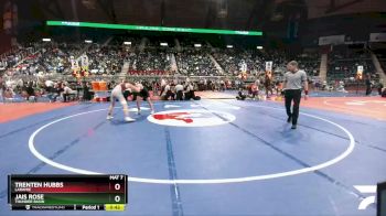 4A-152 lbs Cons. Semi - Trenten Hubbs, Laramie vs Jais Rose, Thunder Basin