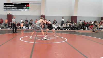 197 lbs Round Of 32 - Sonny Sasso, Virginia Tech vs Conor Maslanek, Campbell