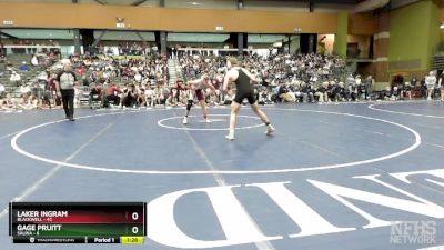 138 lbs Semifinals (8 Team) - Gage Pruitt, SALINA vs Laker Ingram, BLACKWELL