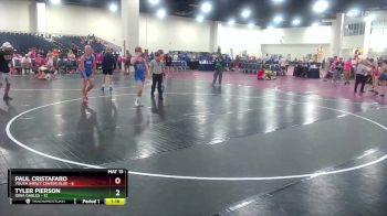 126 lbs Round 5 (6 Team) - Tyler Pierson, Iowa Gables vs Paul Cristafaro, Youth Impact Center Blue