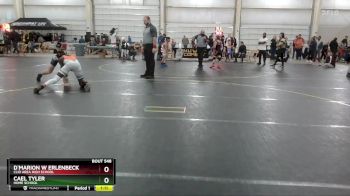 170/195 Round 3 - Cael Tyler, Home School vs D`Marion W Erlenbeck, Clio Area High School