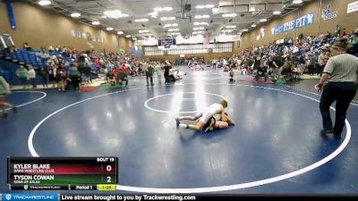 88 lbs Cons. Round 2 - Kyler Blake, Davis Wrestling Club vs Tyson Cowan, Sons Of Atlas