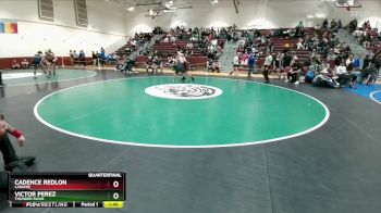 215 lbs Quarterfinal - Victor Perez, Thunder Basin vs Cadence Redlon, Laramie