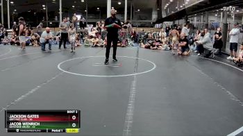 64 lbs Semis (4 Team) - Jacob Wenrich, Keystone Krush vs Jackson Gates, Grit Mat Club