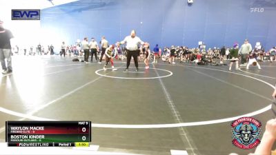 49 lbs Round 3 (4 Team) - Boston Kinder, Missouri Outlaws vs Waylon Macke, Firebird Elite