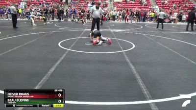 73 lbs Round 1 - Beau Blevins, Triumph vs Oliver Kraus, Valley Center Wrestling