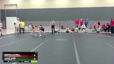 76 lbs Round 3 (6 Team) - Stone Ware, Terps Xpress vs Griffin Luttrell, Crossroads Wrestling