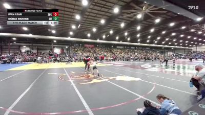 90 lbs 5th Place Match - Noble Brakke, Governor Wrestling vs Ivan Lear, Sidney Wrestling Club