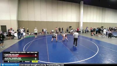 Round 1 - Carter Killian, Canyon View Falcons vs Austin Wardlow, Sublime Wrestling Academy