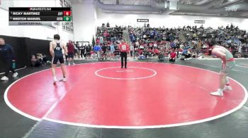 138 lbs Quarterfinal - Ricky Martinez, Jefferson vs Weston Manuel, Cherokee Trail