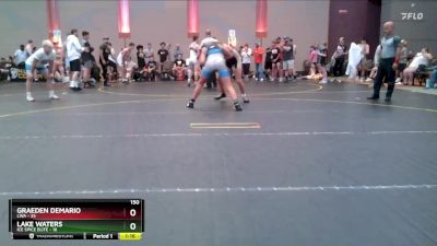 150 lbs Round 2 (4 Team) - Graeden DeMario, LWA vs Lake Waters, Ice Spice Elite