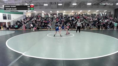 92 lbs Semifinal - Wyler Allen, Lions Wrestling Academy vs Logan Young, Wentzville