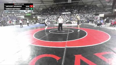 Boys 2A 138 lbs Cons. Round 4 - Simeon Mattingly, West Valley (Spokane) vs Anthony Sifuentes, Toppenish