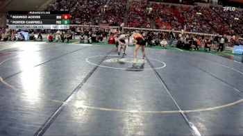 5A 113 lbs Quarterfinal - Porter Campbell, Preston vs Rodrigo Aceves, Minico