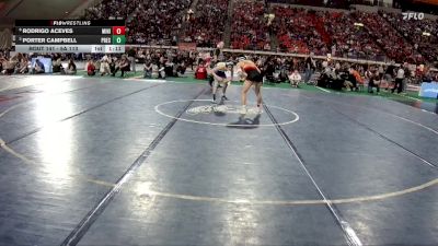 5A 113 lbs Quarterfinal - Porter Campbell, Preston vs Rodrigo Aceves, Minico