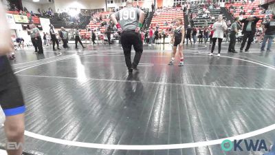 67 lbs Rr Rnd 3 - Sage Zumwalt, Grove Takedown Club vs Copper Dewey, Tulsa Blue T Panthers