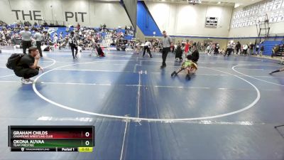 76 lbs Cons. Round 1 - Graham Childs, Champions Wrestling Club vs Okona Auvaa, Team Prestige