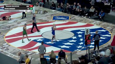 Quarterfinal - Mason Backous, Aberdeen Central vs Bode Minder, Pierre T.F. Riggs