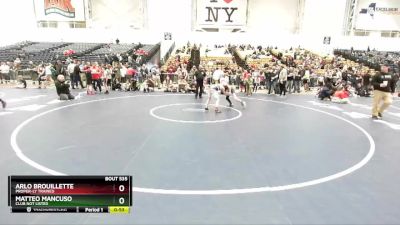 85 lbs 5th Place Match - Arlo Brouillette, Proper-ly Trained vs Matteo Mancuso, Club Not Listed