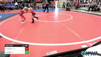 40 lbs Semifinal - Cannon Adams, Hilldale Youth Wrestling Club vs Jack Hebert, Viking Wrestling Club